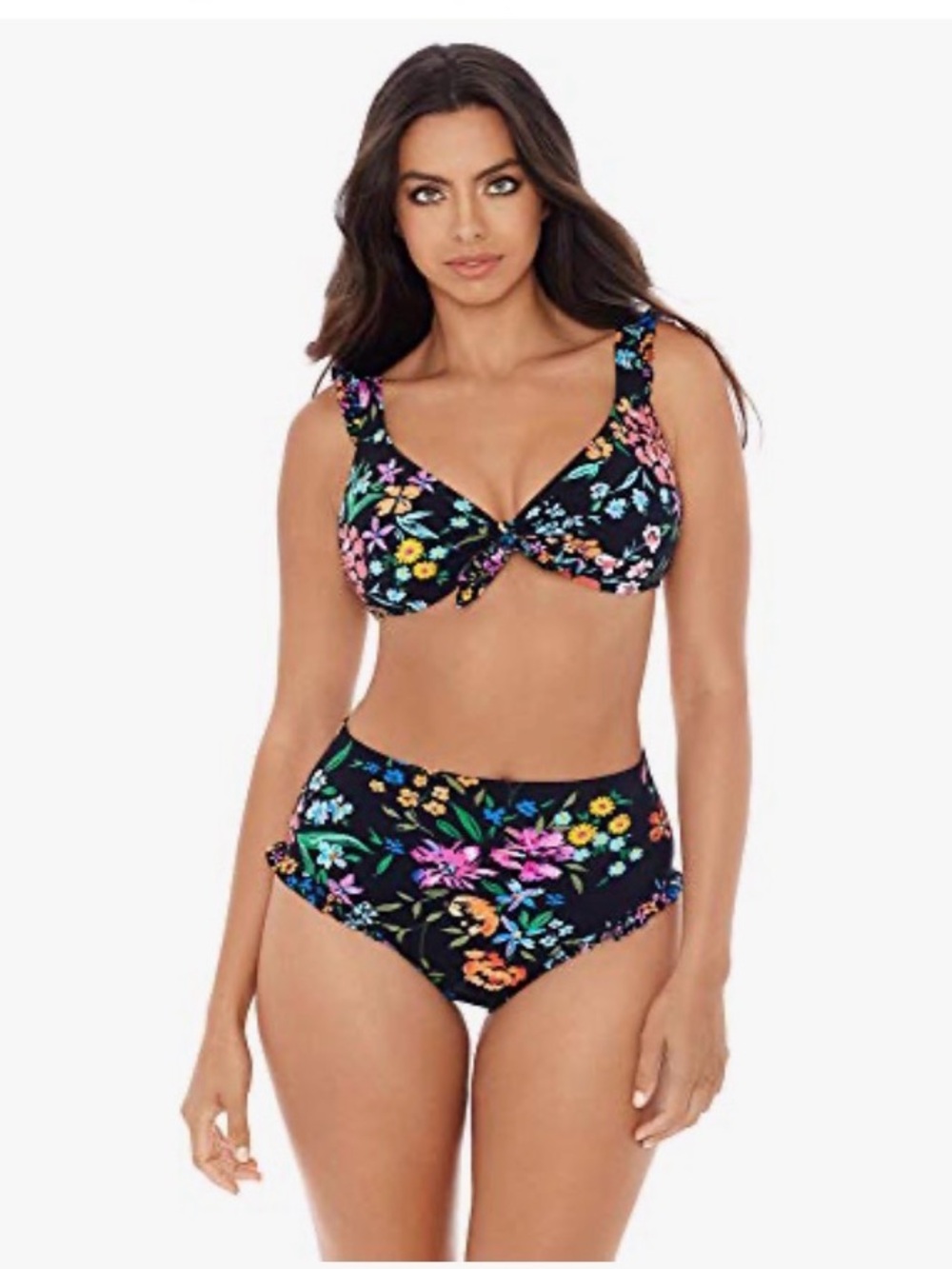 Skinny Dippers Women's Swimwear Daisy Mae Scoop Neck Bikini - Picture 2 of 11